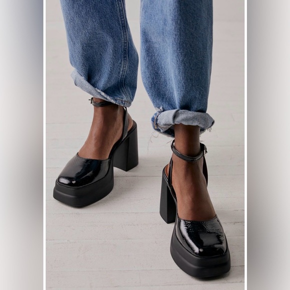 Free People Shoes - Free People Double Stack Platform Mary Janes